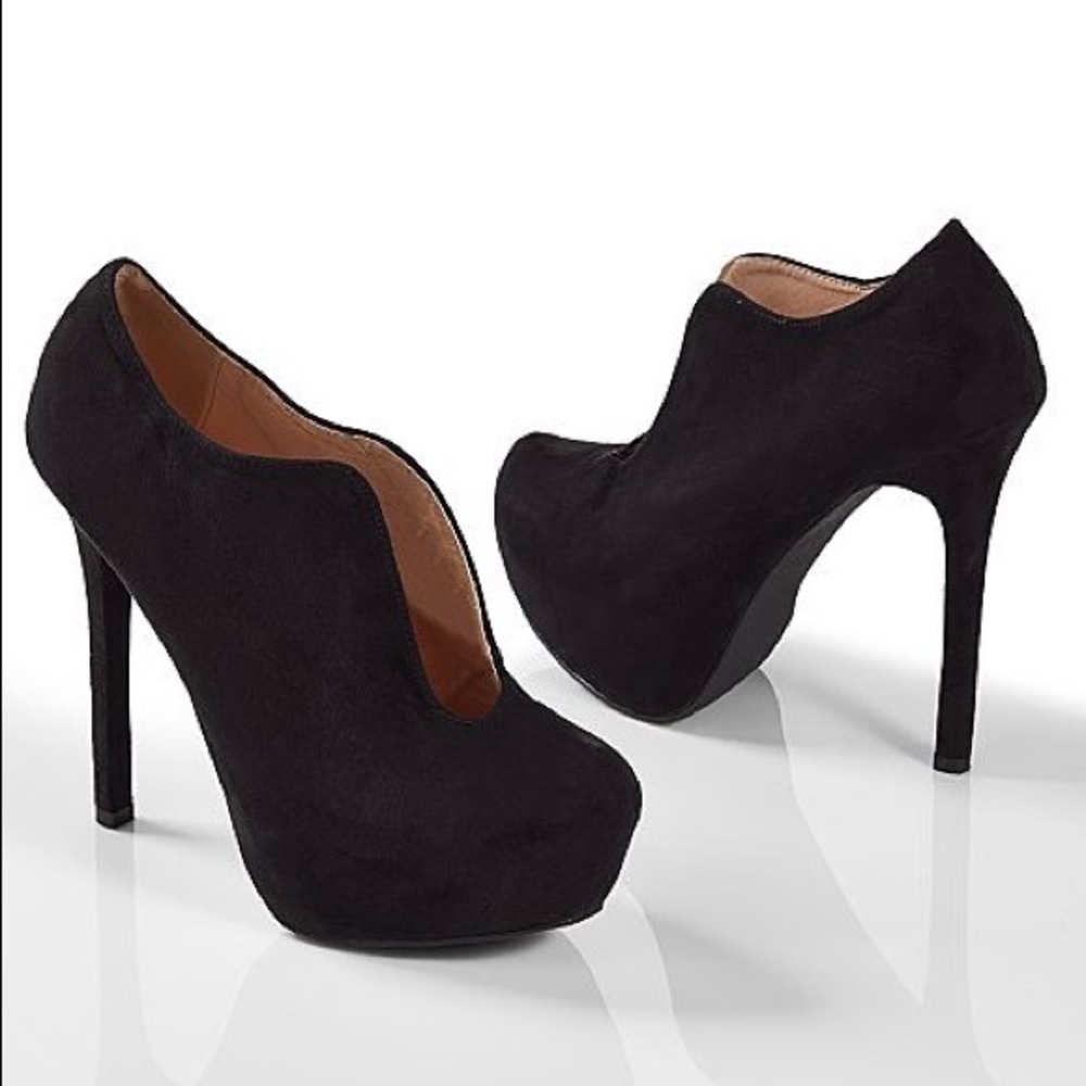 NEW Black Suede Boots 7.5